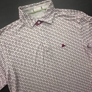 Tasc Bamboo Shirt Mens Large Maroon The Landings Golf Polo Savannah GA Modal